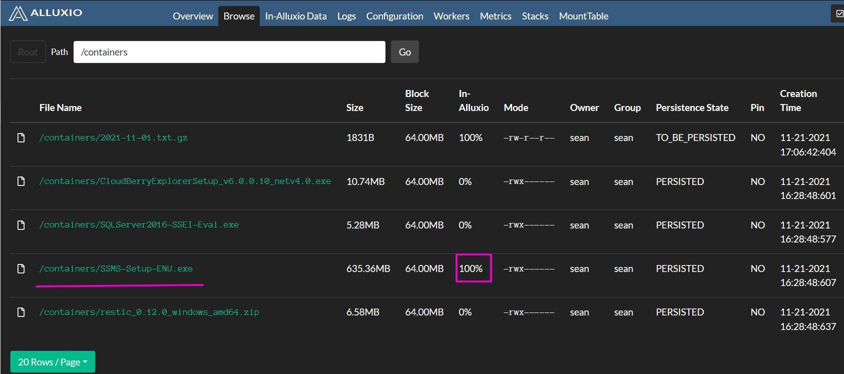 ONTAP S3 objects cached in Alluxio