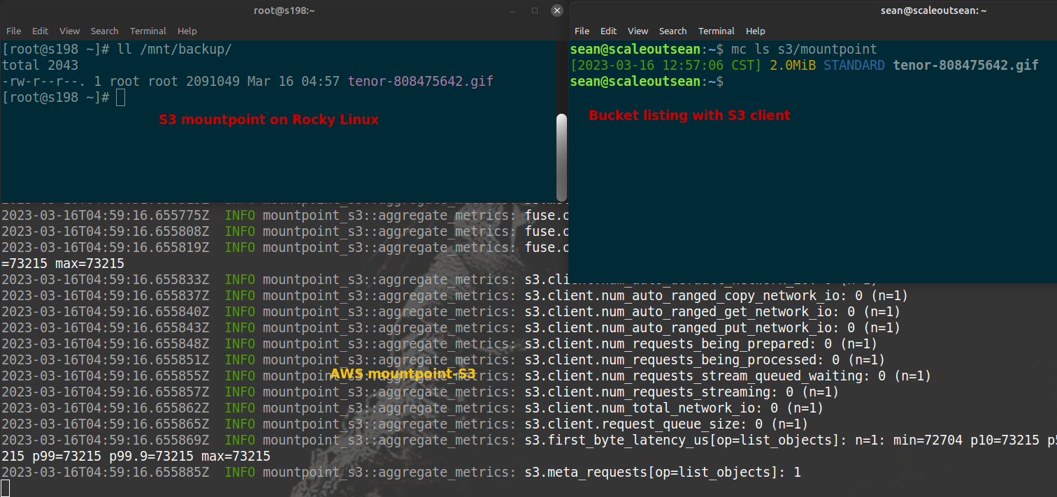 AWS mountpoint-S3 on Rocky Linux 8