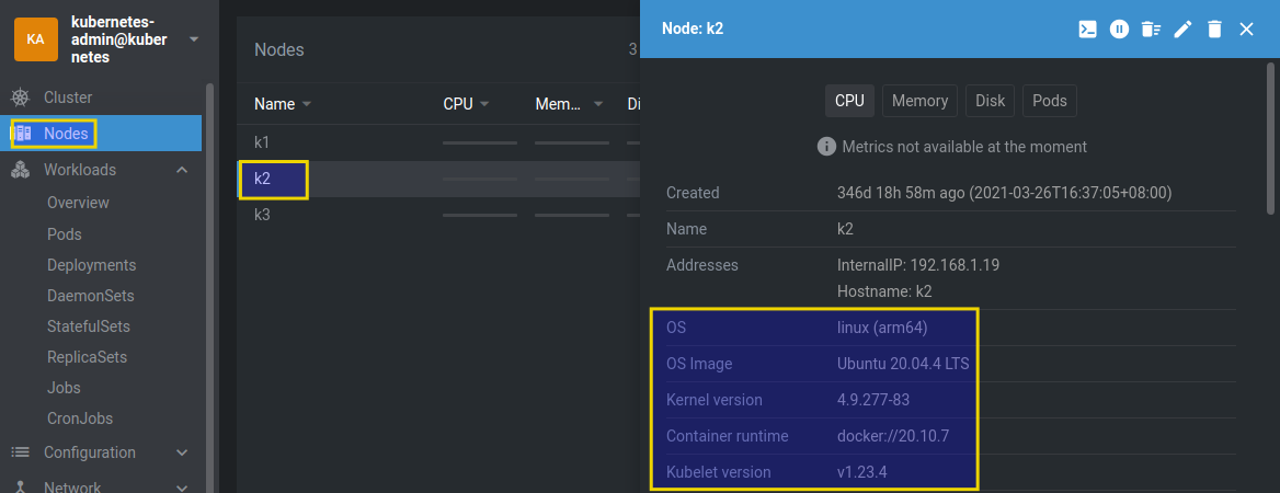 ARM64-based cluster with Trident CSI
