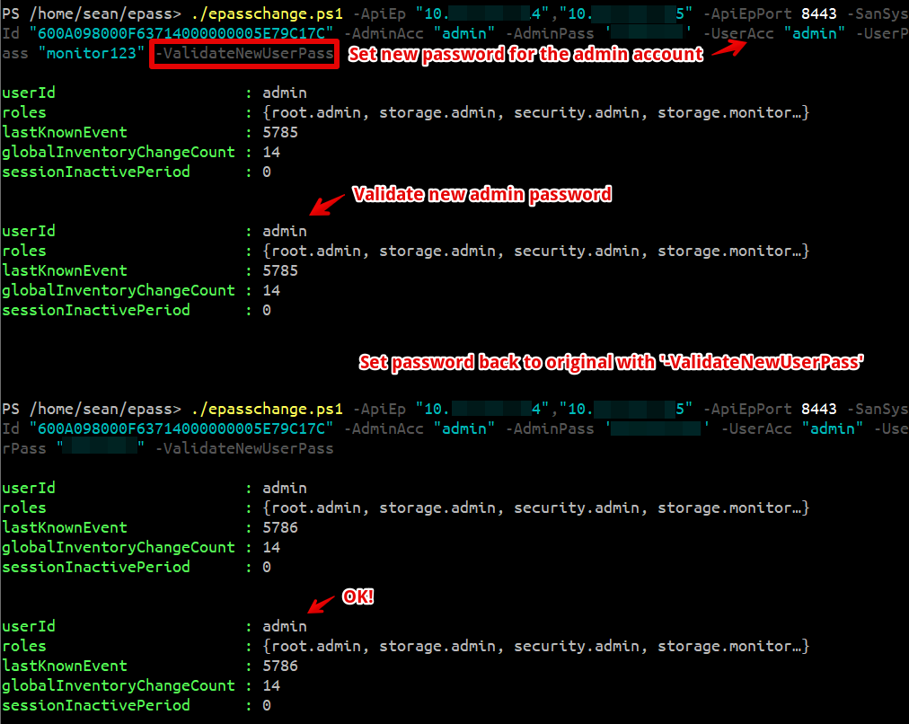 change-password round-tripping admin account