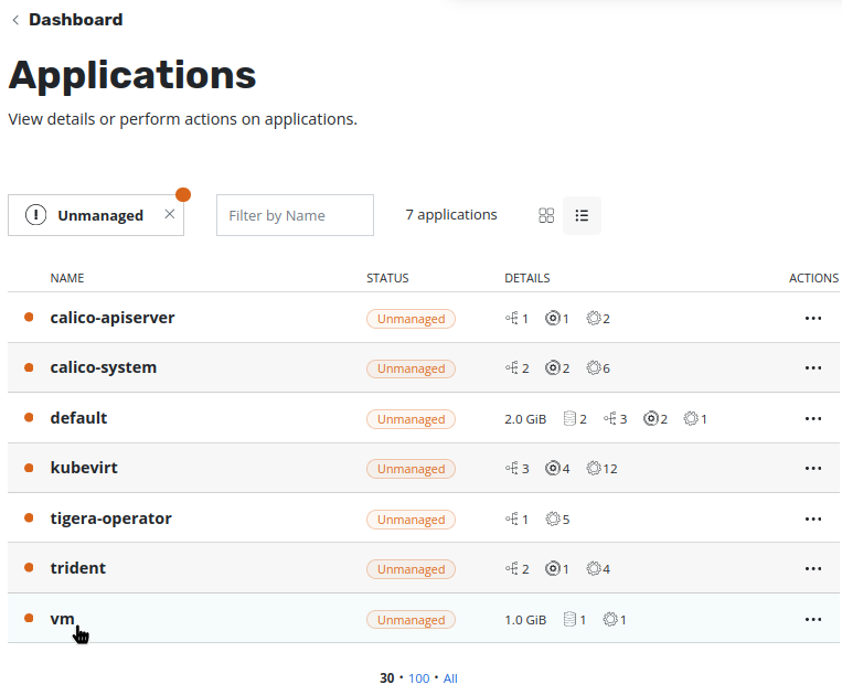 KubeVirt Applications