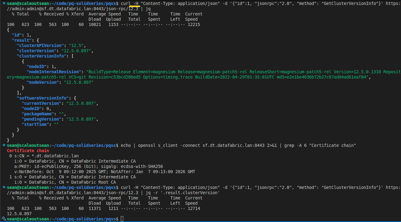 Proper PQ TLS validation