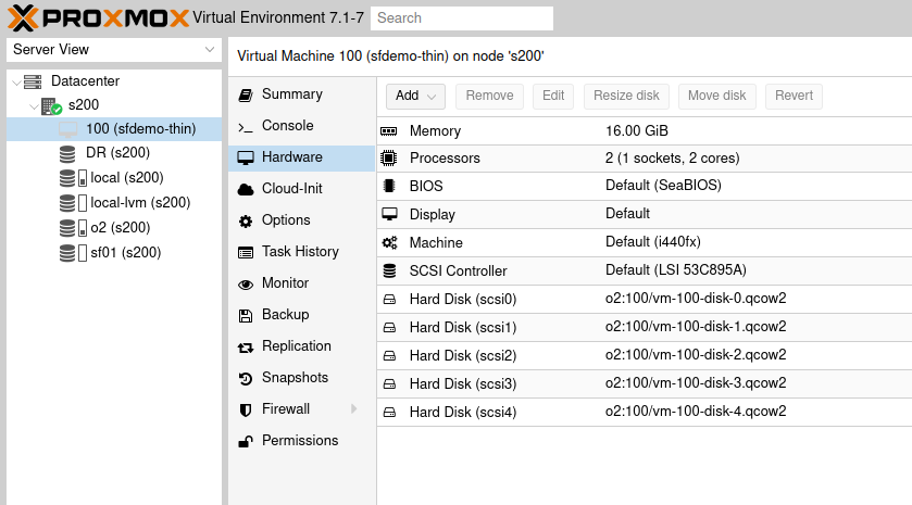 SolidFire Demo VM as Proxmox VM