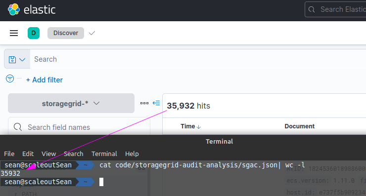 SGAC JSON imported to Elastic with Logstash - 7.15.1