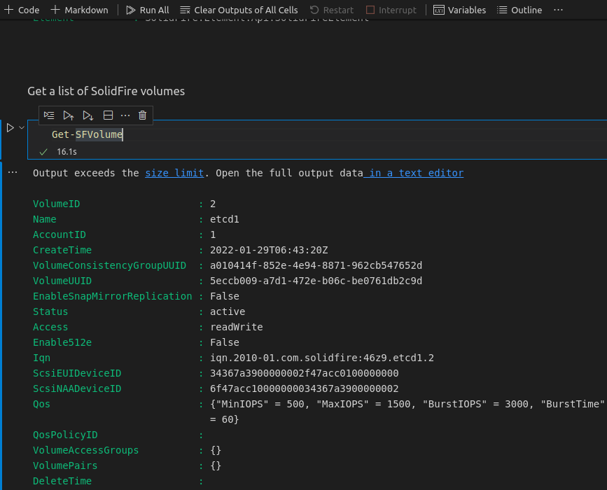 .NET interactive notebook with PowerShell.Core