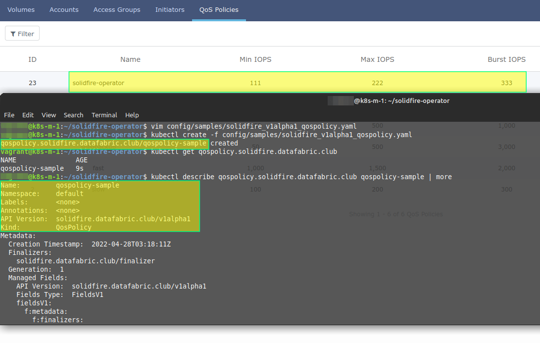 SolidFire Operator 0.0.4