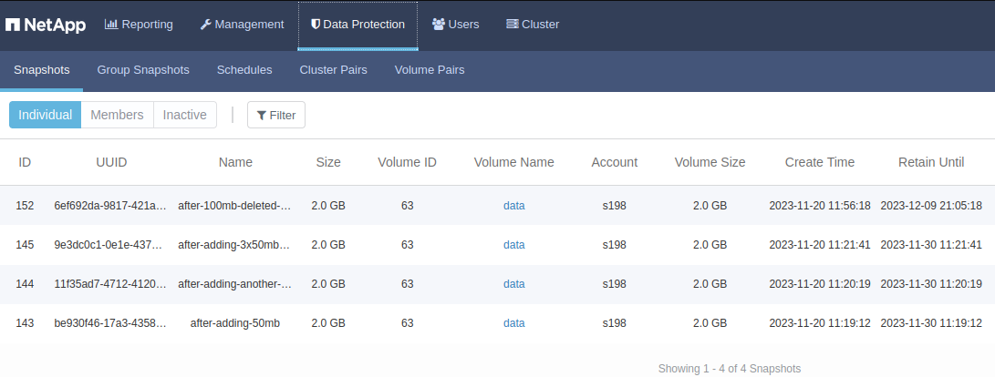Storage account of interest