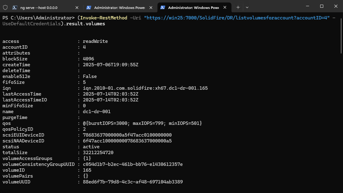 API exposed