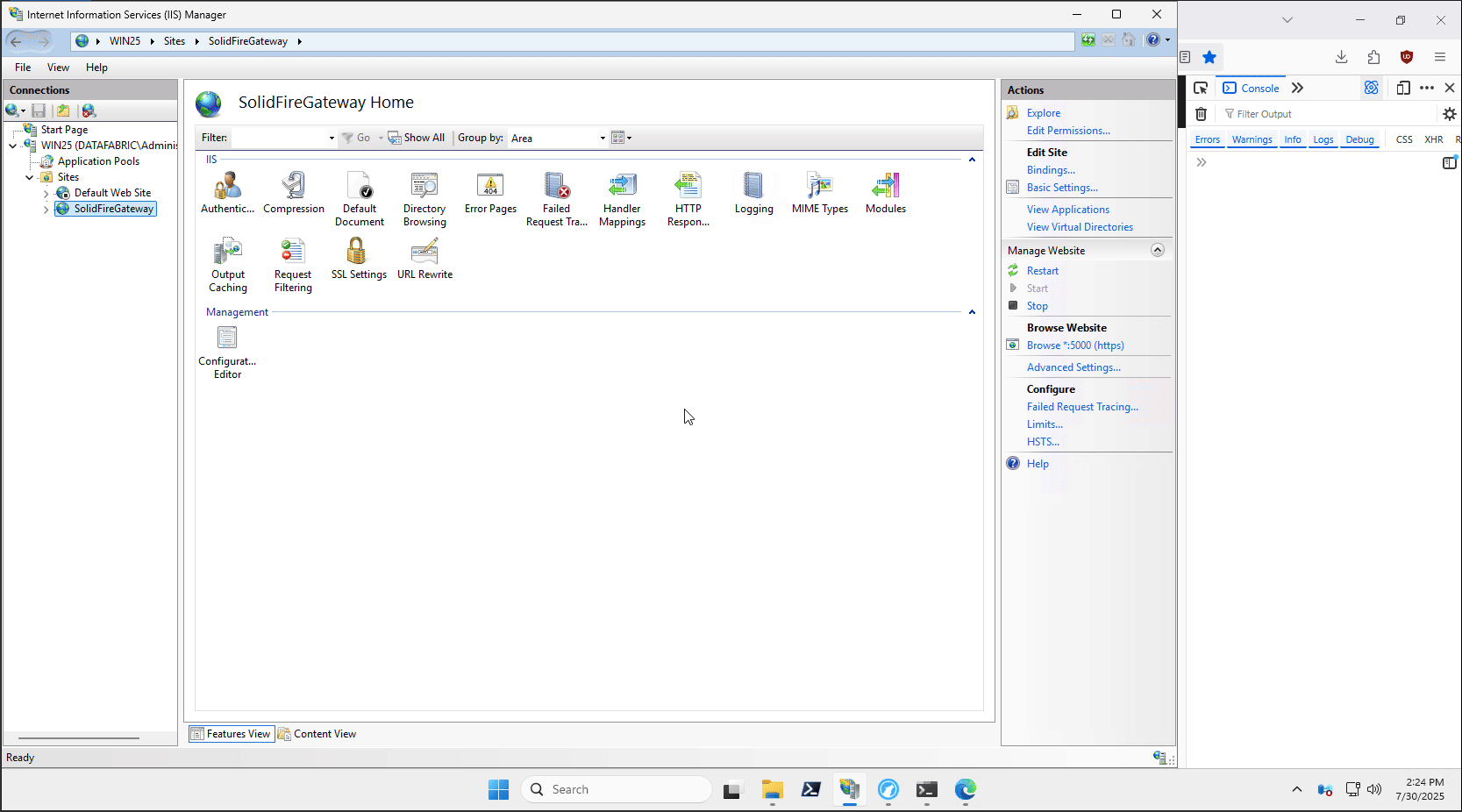 SolidFire Extension demo